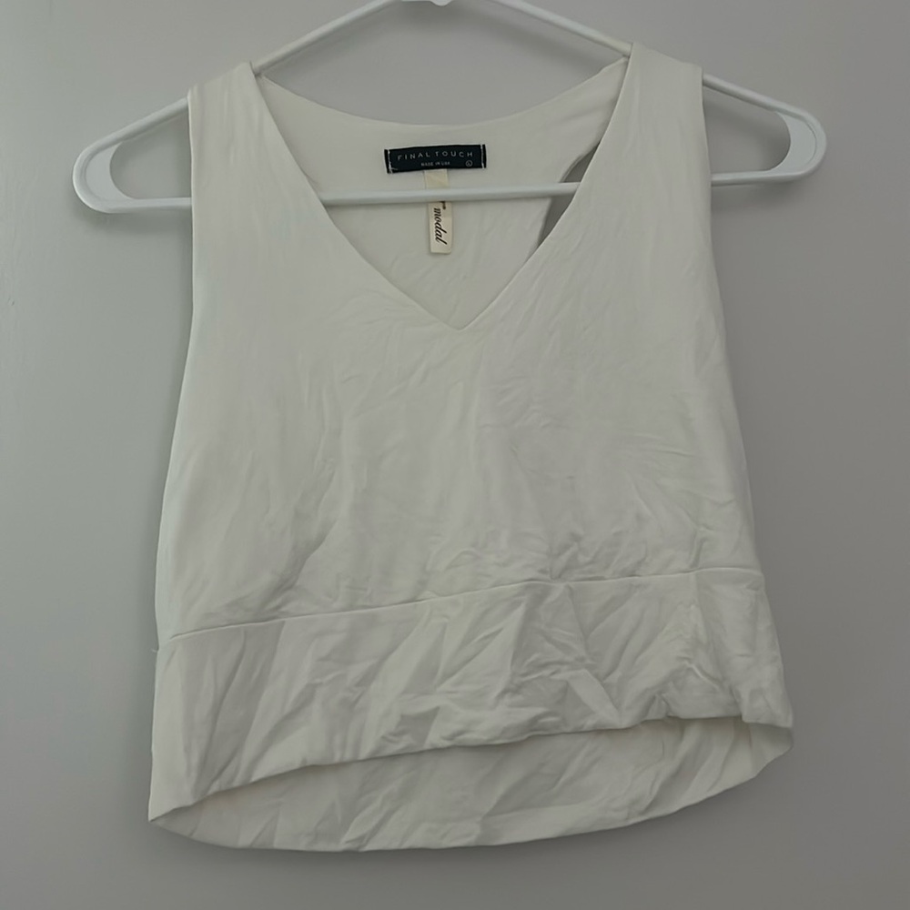 White Crop Top - Size Adult Women’s L